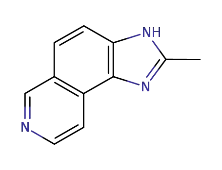 1H-이미다조[4,5-f]이소퀴놀린,2-메틸-(9CI)