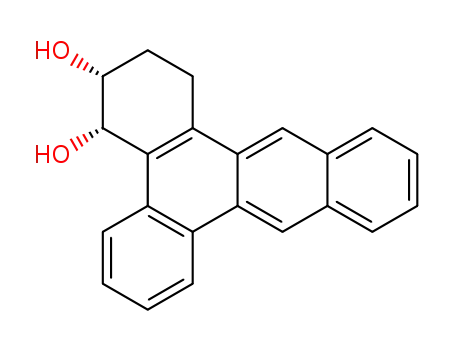 Molecular Structure of 118656-04-5 ((5S,6R)-5,6,7,8-Tetrahydro-benzo[b]triphenylene-5,6-diol)