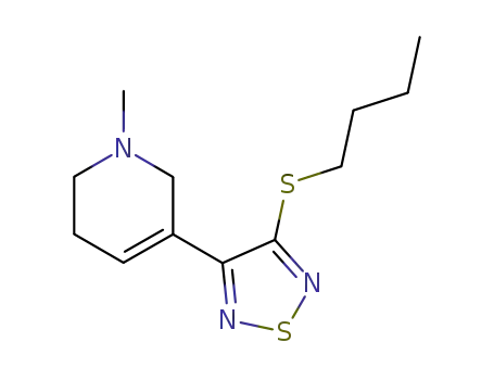 3-(3-butylthio-1,2,5-thiadiazol-4-yl)-1,2,5,6-tetrahydro-1-methylpyridine