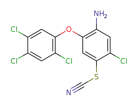 4-아미노-2-클로로-5-(2,4,5-트리클로로페녹시)페닐 티오시아네이트