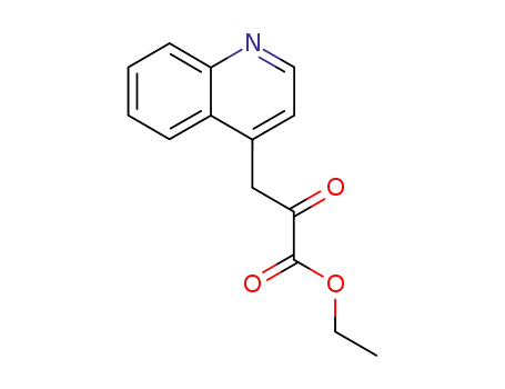 2-oxo-3-quinolin-4-yl-propionic acid ethyl ester