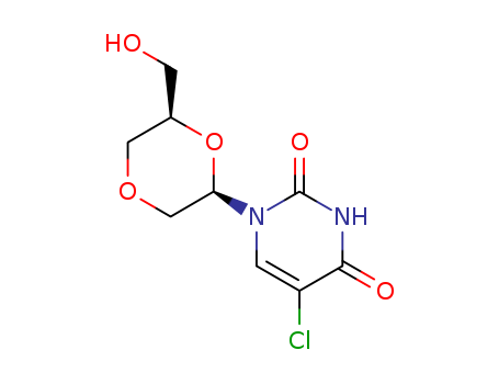 (6-(HYDROXYMETHYL)-1,4-DIOXAN-2-YL)-5-CHLOROURACILCAS
