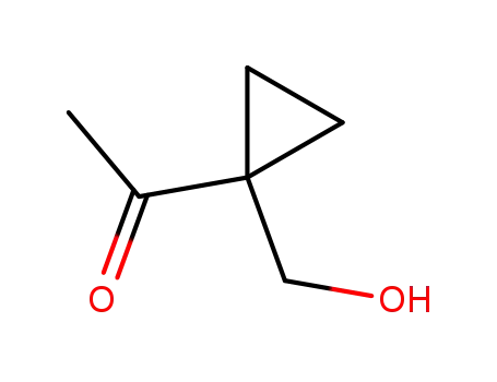 Molecular Structure of 146857-31-0 (Ethanone, 1-[1-(hydroxymethyl)cyclopropyl]- (9CI))