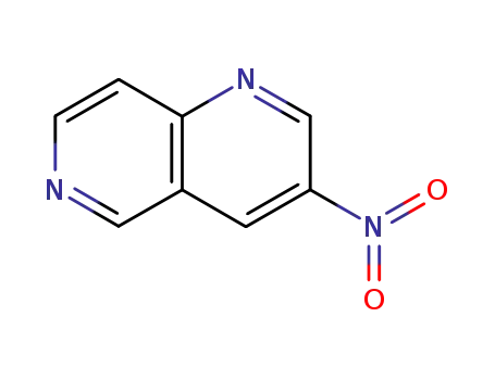 Molecular Structure of 13221-70-0 (3-Nitro-1,6-naphthyridine)