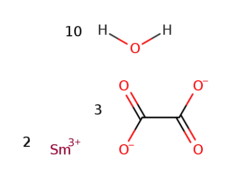 Molecular Structure of 14175-03-2 (SAMARIUM OXALATE)
