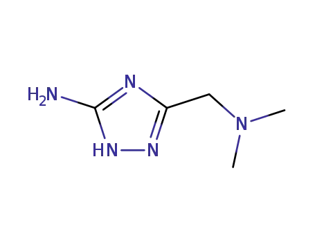 Molecular Structure of 14119-58-5 (s-Triazole, 3-amino-5-[(dimethylamino)methyl]- (8CI))
