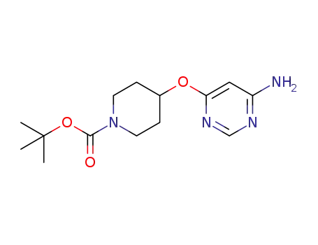 4-(6-아미노-피리미딘-4-일옥시)-피페리딘-1-카르복실산 tert-부틸 에스테르