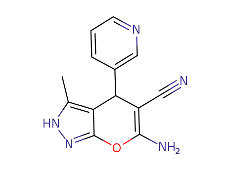 6-AMINO-3-METHYL-4-(3-PYRIDINYL)-1,4-DIHYDROPYRANO[2,3-C]PYRAZOLE-5-CARBONITRILE
