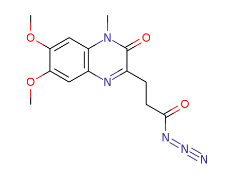 3-(6,7-Dimethoxy-4-methyl-3-oxo-3,4-dihydro-quinoxalin-2-yl)-propionyl azide
