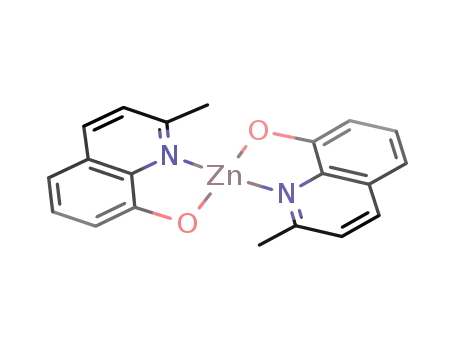 Molecular Structure of 14128-73-5 (BIS(2-METHYL-8-HYDROXYQUINOLINATO)ZINC)