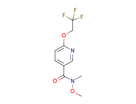 N-methoxy-N-methyl-6-(2,2,2-trifluoroethoxy)pyridine-3-carboxamide