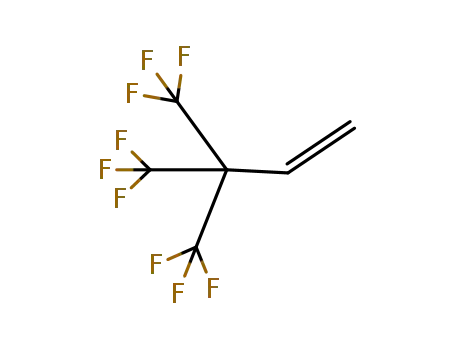 Molecular Structure of 14115-46-9 (3,3,3-TRIS(TRIFLUOROMETHYL)-1-PROPENE)