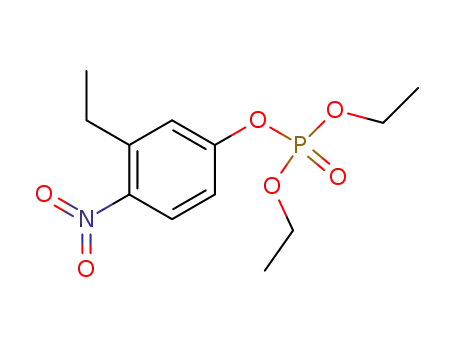 Molecular Structure of 14143-13-6 (diethyl 3-ethyl-4-nitrophenyl phosphate)