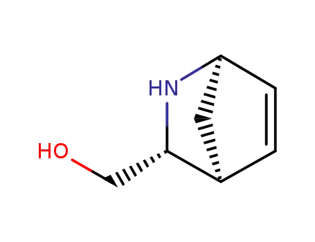 Molecular Structure of 140836-53-9 (2-Azabicyclo[2.2.1]hept-5-ene-3-methanol,exo-(9CI))
