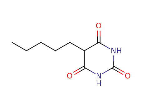 Molecular Structure of 14077-80-6 (5-pentylpyrimidine-2,4,6(1H,3H,5H)-trione)