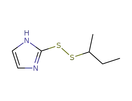 Molecular Structure of 141400-58-0 (2-[(1-Methylpropyl)dithio]-1H-imidazole)