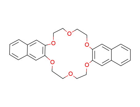 Molecular Structure of 14098-27-2 (Di-(2,3-naphtho)-18-crown-6)