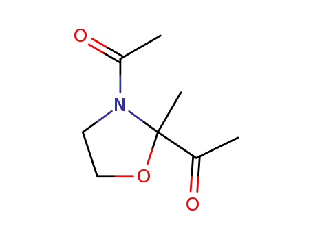 Oxazolidine, 2,3-diacetyl-2-methyl- (9CI)