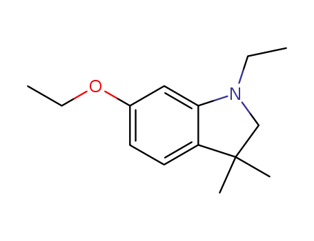 1H-Indole,6-ethoxy-1-ethyl-2,3-dihydro-3,3-dimethyl-(9CI)