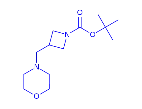 Molecular Structure of 1323155-30-1 (tert-butyl 3-(MorpholinoMethyl)azetidine-1-carboxylate)
