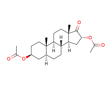 3β,16α-dihydroxy-5α-androstan-17-one diacetate