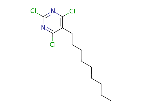 Pyrimidine,2,4,6-trichloro-5-nonyl- cas  14077-73-7