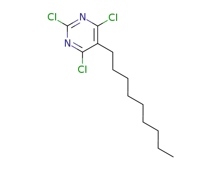 Molecular Structure of 14077-73-7 (2,4,6-trichloro-5-nonylpyrimidine)
