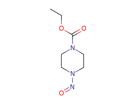 Molecular Structure of 13256-15-0 (4-NITROSOPIPERAZINE-1-CARBOXYLIC*ACID ETHYL ESTER)