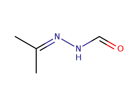Molecular Structure of 3880-50-0 (1-Methylethylidene hydrazine carboxaldehyde)