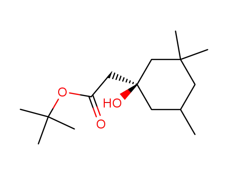tert-butyl 2-(1-hydroxy-3,3,5-trimethyl-cyclohexyl)acetate