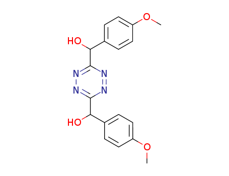 1,2,4,5-Tetrazine-3,6-dimethanol,a3,a6-bis(4-methoxyphenyl)- cas  14141-68-5