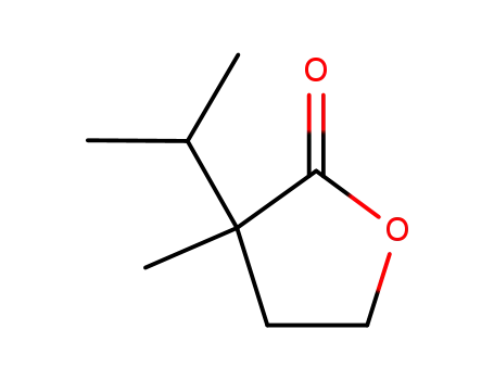 Molecular Structure of 132462-11-4 (alpha-isopropyl-alpha-methyl-gamma-butyrolactone)