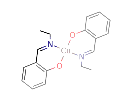 {Cu(C<sub>6</sub>H<sub>4</sub>(O)CHNCH<sub>2</sub>CH<sub>3</sub>)2}