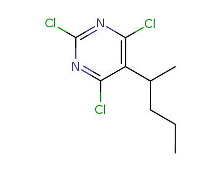 Pyrimidine,2,4,6-trichloro-5-(1-methylbutyl)- cas  14095-65-9