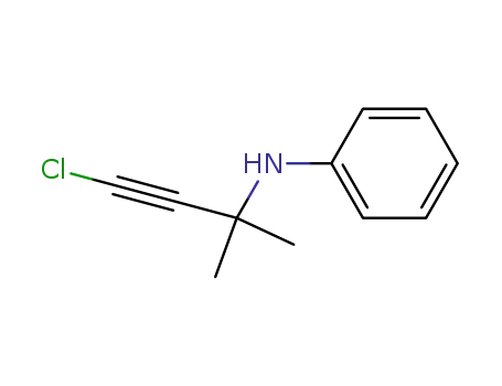 N-(3'-chloro-1',1'-dimethylprop-2'-ynyl)aniline