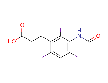 3-[3-(CARBAMOYLMETHYL)-2,4,6-TRIIODO-PHENYL]PROPANOIC ACID
