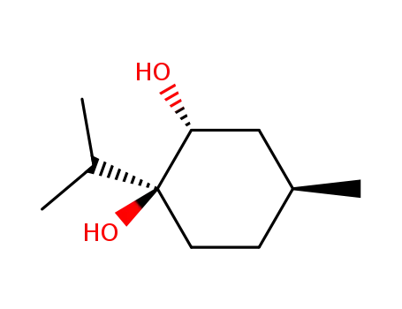 (+/-)-4<i>c</i>-methyl-1-isopropyl-cyclohexane-1<i>r</i>,2<i>t</i>-diol