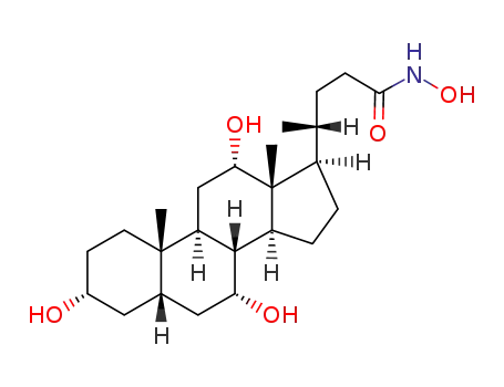 (4R)-N-hydroxy-4-[(3R,5S,7R,8R,9S,10S,12S,13R,14S,17R)-3,7,12-trihydroxy-10,13-dimethyl-2,3,4,5,6,7,8,9,11,12,14,15,16,17-tetradecahydro-1H-cyclopenta[a]phenanthren-17-yl]pentanamide