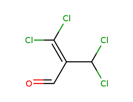 Molecular Structure of 14129-84-1 (2-(DICHLOROMETHYL)-3,3-DICHLOROPROPENAL)