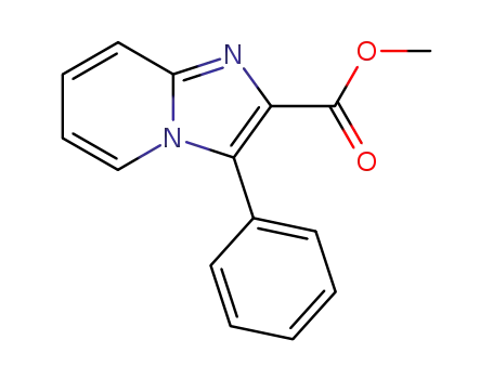 Molecular Structure of 132525-00-9 (3-PHENYL-IMIDAZO[1,2-A]PYRIDINE-2-CARBOXYLIC ACID METHYL ESTER)