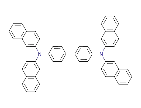 Molecular Structure of 141752-82-1 (N,N,N',N'-Tetra(2-naphthalenyl)(1,1'-biphenyl)-4,4'-diamine)