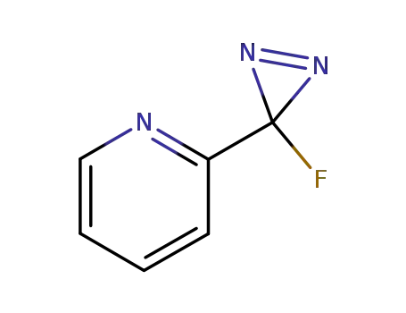Molecular Structure of 141342-09-8 (Pyridine, 2-(3-fluoro-3H-diazirin-3-yl)- (9CI))