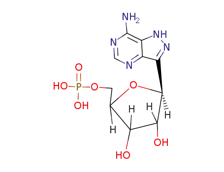 Molecular Structure of 13270-66-1 (formycin 5'-phosphate)