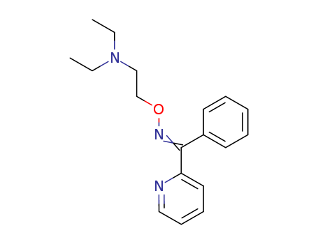 Methanone,phenyl-2-pyridinyl-, O-[2-(diethylamino)ethyl]oxime cas  14143-64-7