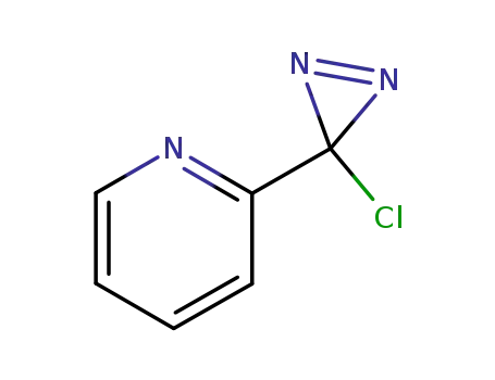 Molecular Structure of 127458-81-5 (3-chloro-3-(2-pyridyl)-3H-1,2-diazirine)