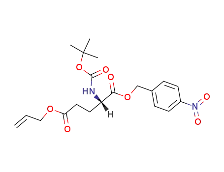 Molecular Structure of 134757-74-7 (Boc-Glu(OAll)-ONbn)