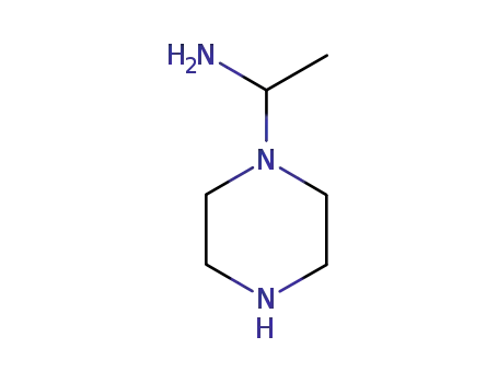 Molecular Structure of 141656-32-8 (1-Piperazinemethanamine,alpha-methyl-(9CI))