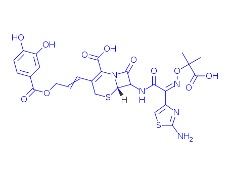 3-(3-(CATECHOL-4-YLCARBONYLOXY)-1-PROPEN-1-YL)CEPHALOSPORIN