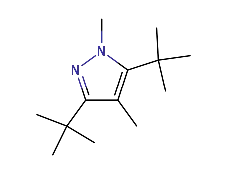 Molecular Structure of 141665-20-5 (1,4-dimethyl-3,5-di-t-butylpyrazole)