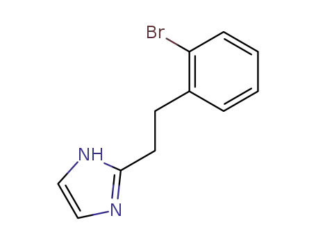 Molecular Structure of 132666-58-1 (2-[2-(2-BROMO-PHENYL)-ETHYL]-1H-IMIDAZOLE)